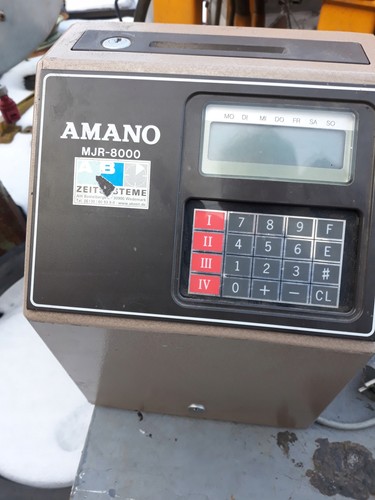 Amano mjr 8000 - amano, mjr-8000
