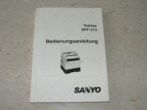 Sanyo telefax spf - sanyo, spf-313