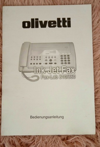 Olivetti ink jet fax - olivetti, fax-lab